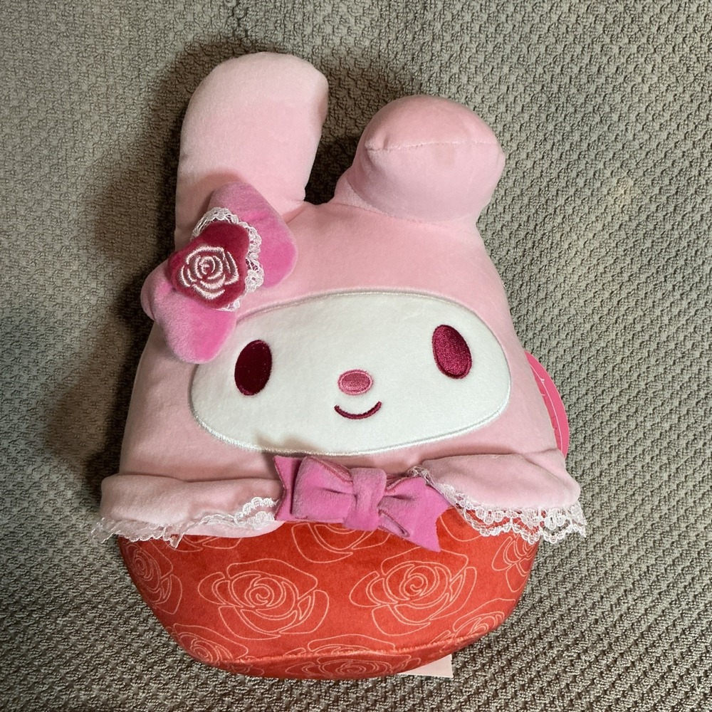 Squishmallows Sanrio Roses My Melody Hello Kitty & Friends 8 Inch Soft Plush NWT